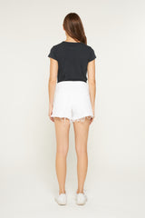 SUPER HIGH VINTAGE SHORTS W/RAW HEM