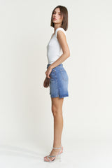SUPER HIGH BUTTON UP BERMUDA