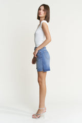Super High Button Up Bermuda