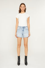 Super High Raw Hem Shorts