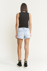 SUPER HIGH VINTAGE RAW HEM SHORTS