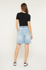 SUPER HIGH CUFFED HEM SHORTS