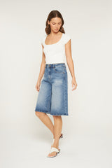 Super High Wide Bermuca Shorts