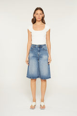 Super High Wide Bermuca Shorts