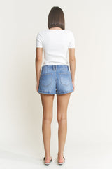 High Rise Wide Leg Shorts