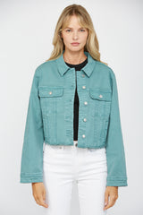 STRETCH DENIM JACKET