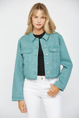 STRETCH DENIM JACKET
