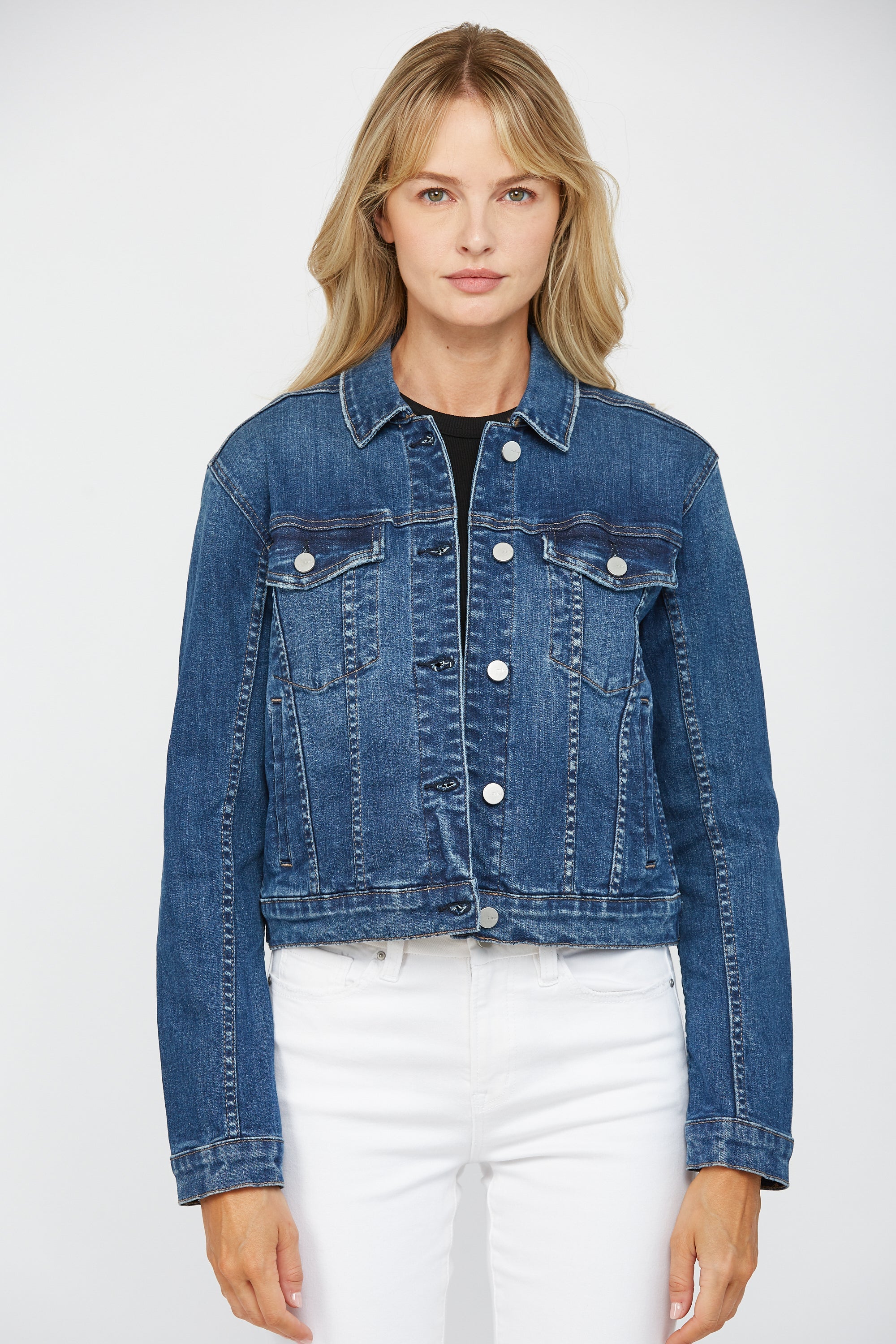 Mica Denim Dark Wash Denim Jacket Secondary image