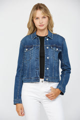 DARK WASH DENIM JACKET