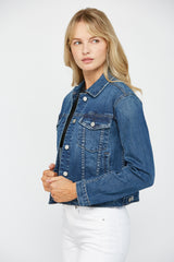 DARK WASH DENIM JACKET