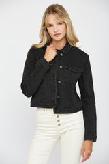 BLACK DENIM JACKET