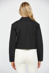BLACK DENIM JACKET