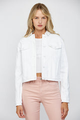 WHITE DENIM JACKET