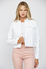 WHITE DENIM JACKET