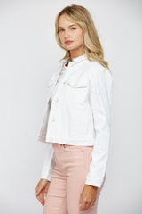 WHITE DENIM JACKET