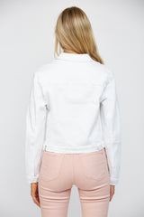 WHITE DENIM JACKET