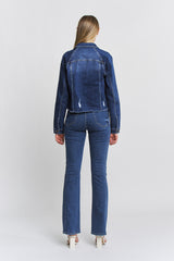 Raw Hem Denim Jacket