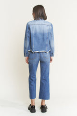 MEDIUM WASH OVERSIZED JACKET