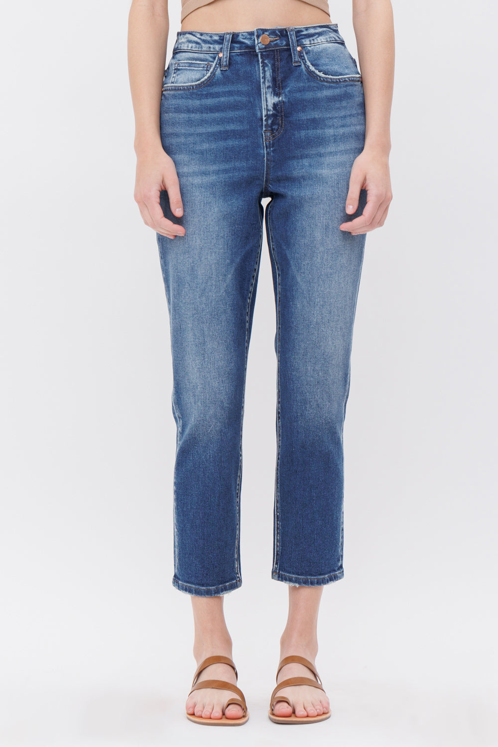 Mica Denim Super High Rise Stretch Mom Jeans Secondary image