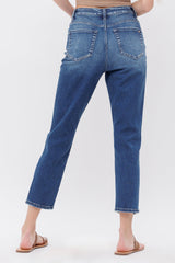 SUPER HIGH RISE STRETCH MOM JEAN