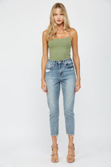 Stretch Super High Rise Mom Jean