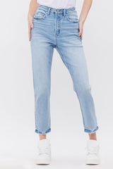 Stretch Super High Rise Mom Jean