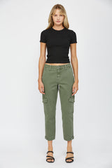 High Rise Mom Cargo Pants
