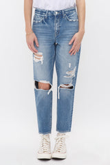 Rigid Super High Rise Mom Jean
