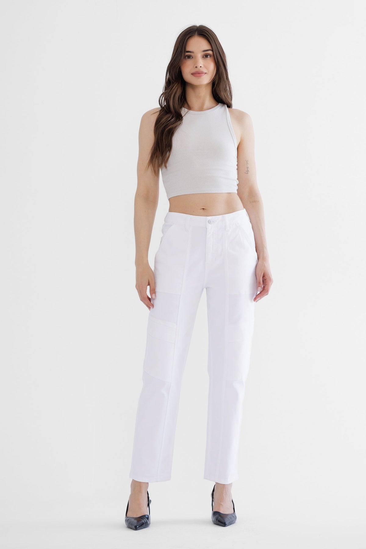 SUPER HIGH MOM CARGO PANTS
