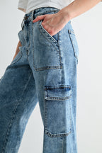 WASHED INDIGO REG 5
