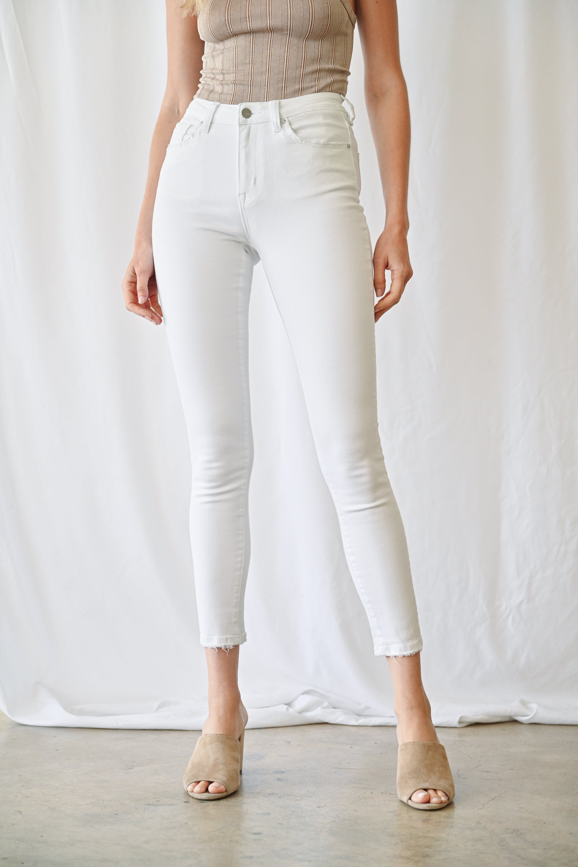 Mica Denim High Rise Ankle Skinny Secondary image