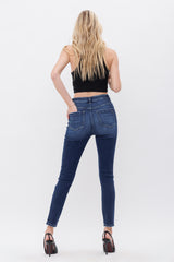 High Rise Ankle Skinny
