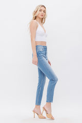 High Rise Ankle Skinny