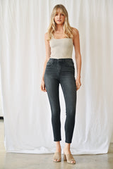 High Rise Ankle Skinny