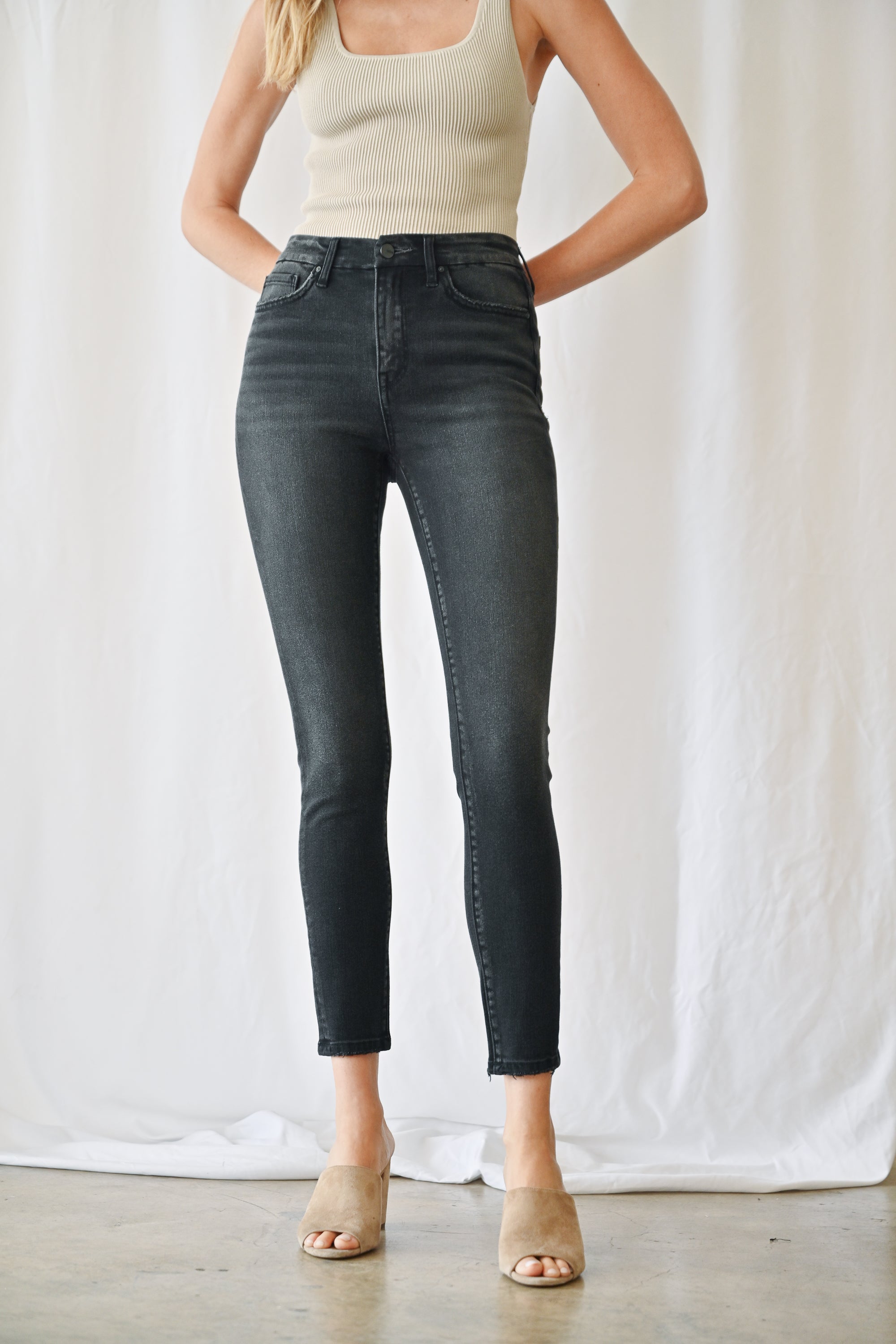 Mica Denim High Rise Ankle Skinny Secondary image
