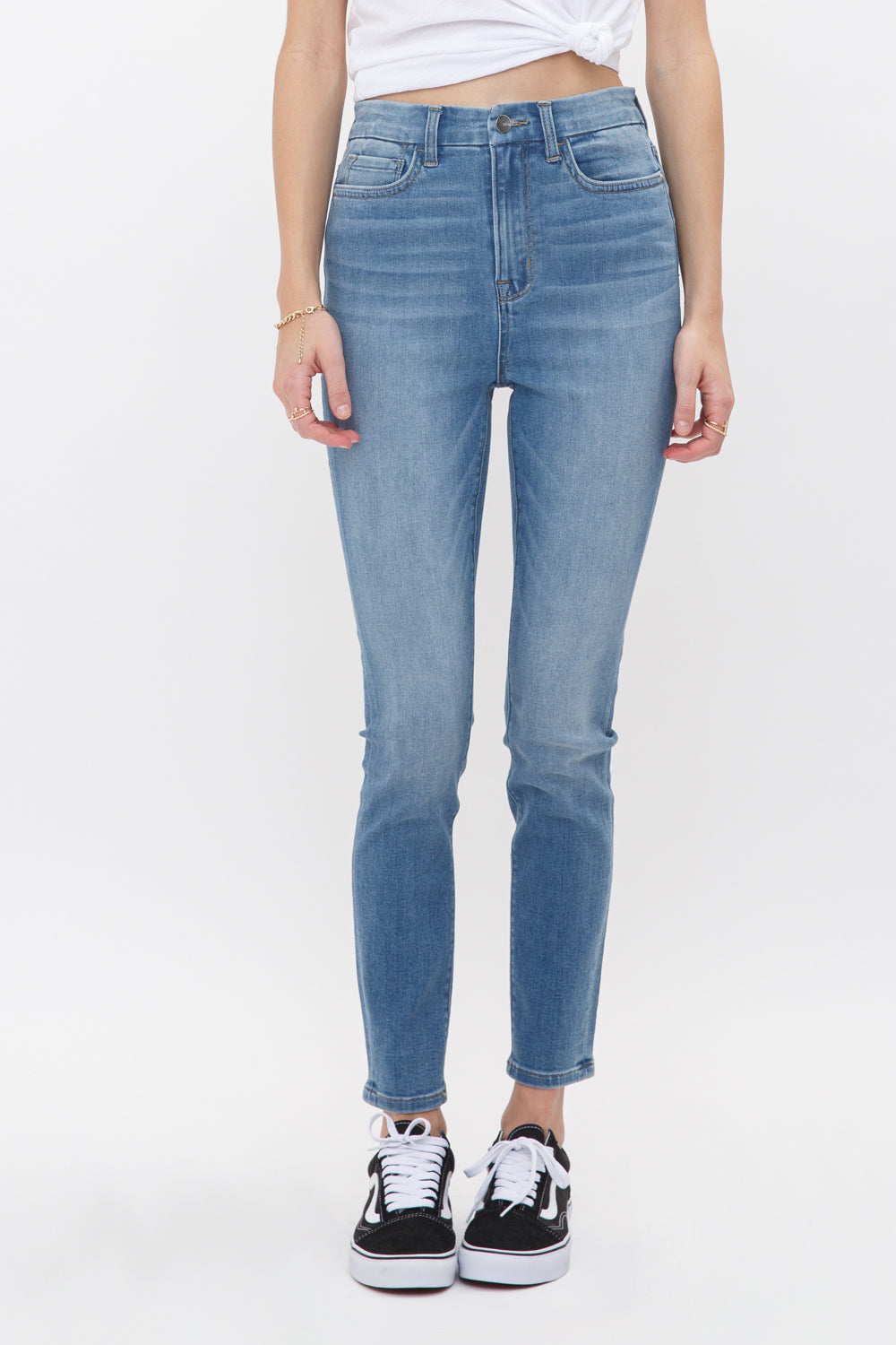 Mica Denim High Rise Ankle Skinny Secondary image