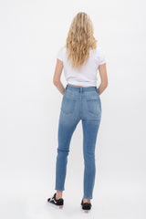 High Rise Ankle Skinny