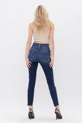 Super High Crop Skinny Double Waist Band