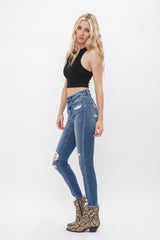 Mid Rise Crop Skinny