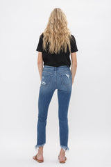 Mid Rise Crop Skinny