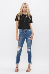 Mid Rise Crop Skinny
