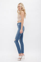 High Rise Ankle Skinny