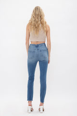 High Rise Ankle Skinny