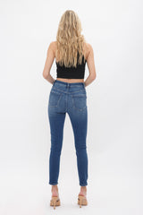 High Rise Crop Skinny