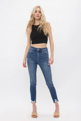 High Rise Crop Skinny
