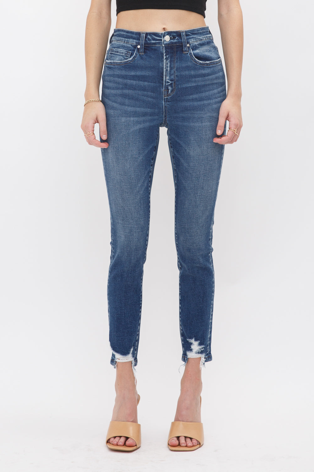 Mica Denim High Rise Crop Skinny Secondary image