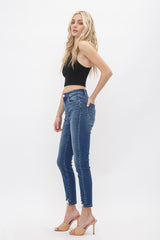 High Rise Crop Skinny