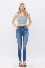 High Rise Ankle Skinny With Seamless Waist Band