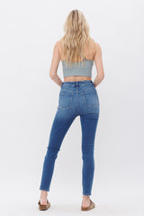 High Rise Ankle Skinny With Seamless Waist Band