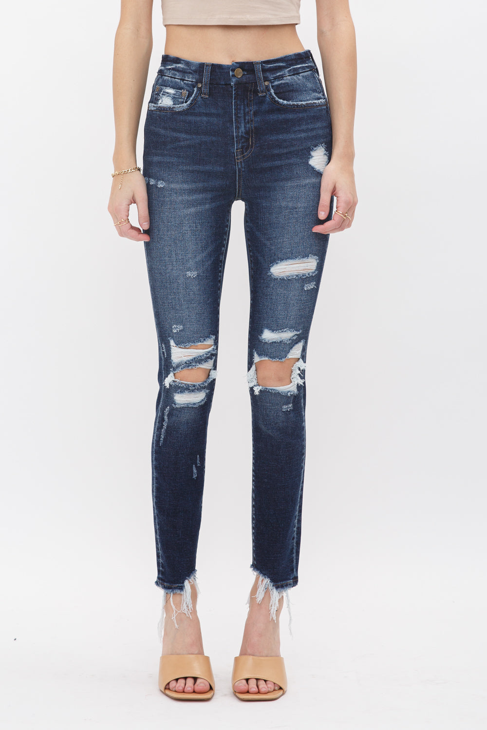 Mica Denim High Rise Ankle Skinny Secondary image